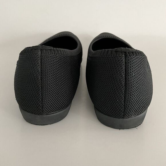 Vivaia Flats Size 42 US 10.5M Black Point-toe Slip-on Washable Travel - Picture 10 of 13